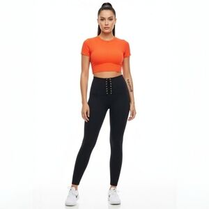 NWT WeWoreWhat x Strut This McGuire Leggings - High Waist Retro Blogger - Size L